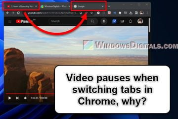 Video Stops Playing When Switching Tabs in Chrome