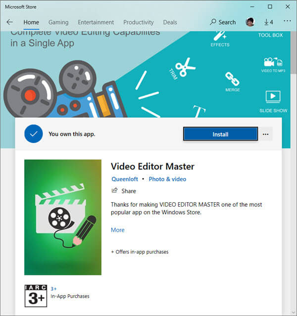 Video editor master Microsoft Store