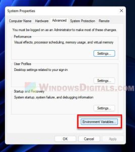 how to add to path variable windows 11