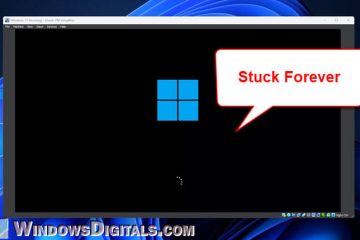 VirtualBox Windows 11 or 10 Stuck on Boot Logo