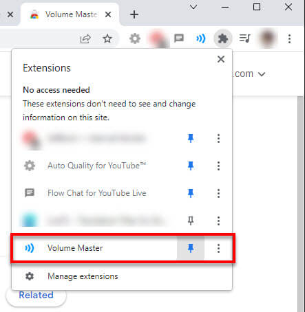 Volume Master Chrome