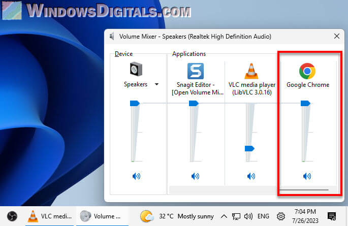Volume too low in Chrome on Windows 11