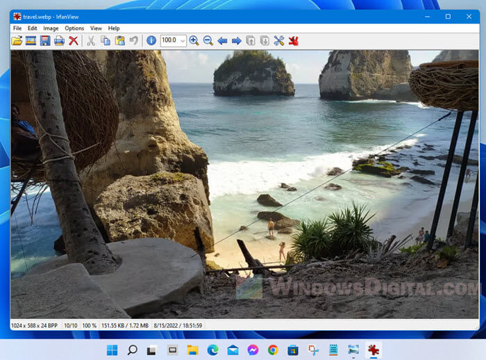 WebP Viewer Windows 11
