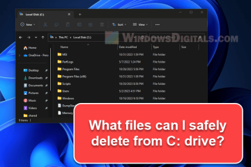 What Files Can You Delete from C Drive to Free Up Space