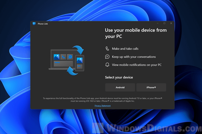 What is Phone Link in Windows 11