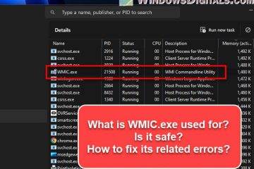 What is WMIC.exe, is it Malware and How to Fix its Errors