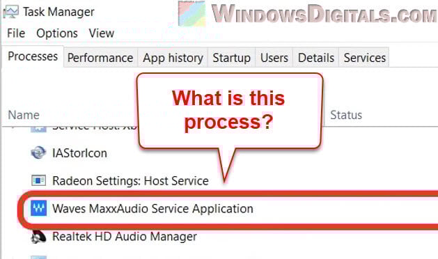What is WavesSvc64.exe in Windows 11