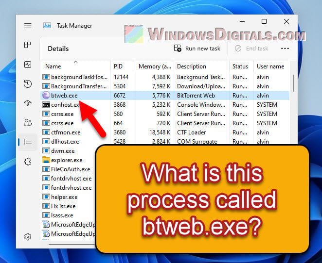 What is btweb.exe or btweb_installer.exe