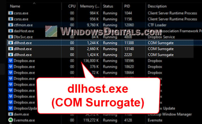 What is dllhost.exe COM Surrogate