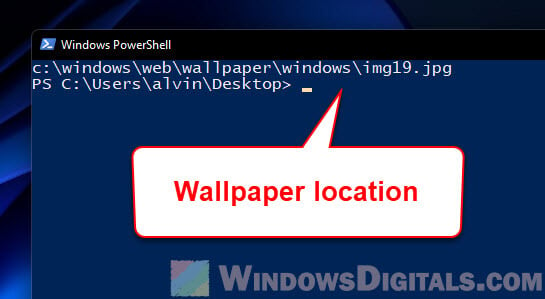 Where is the current wallpaper stored in Windows 11