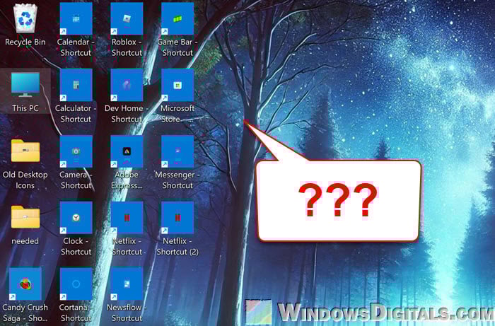 Why did my Desktop Icons Shrink and Look Small in Windows 11