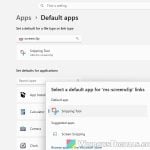 Win + Shift + S Says "This file does not have an app associated with it" on Windows 11
