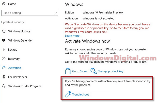 How To Find Windows 10 Digital License Product Key