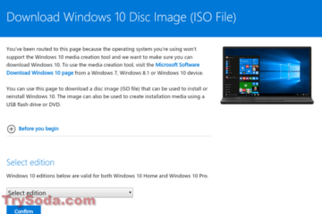 Windows 10 October 2018 Update 1809 ISO Download