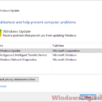 Windows 10 Update Troubleshooter