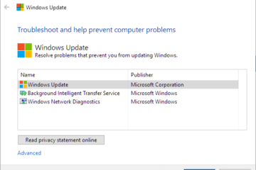 Windows 10 Update Troubleshooter