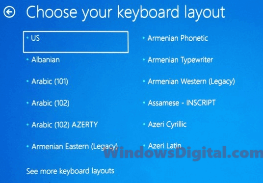 Windows 11/10 choose your keyboard layout loop