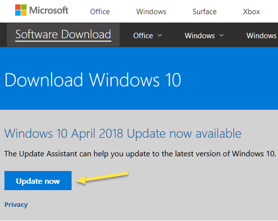 Windows 10 configuring Update 1803 Stuck at 0%