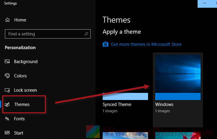 Windows 10 dark mode theme not working