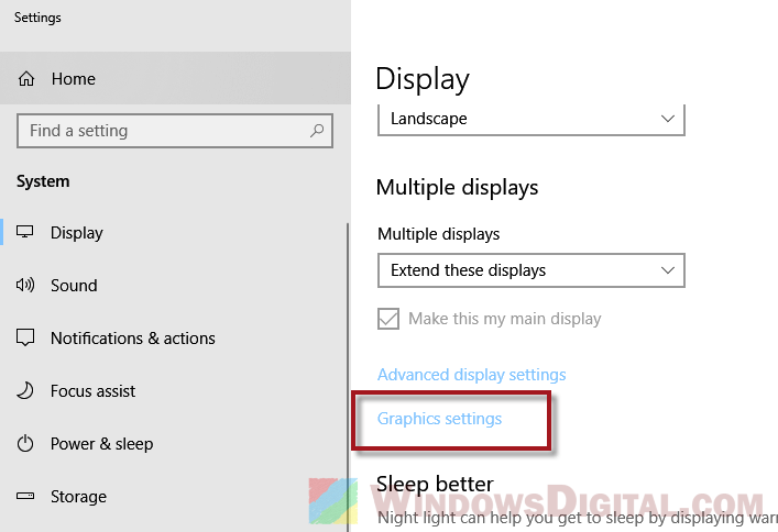 Windows 10 graphics settings force firefox use nvidia integrated gpu