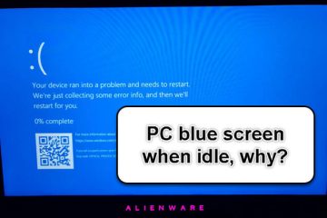 Windows 11 10 Computer Blue Screen When Idle
