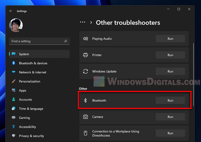 Windows 11 Bluetooth Troubleshooter