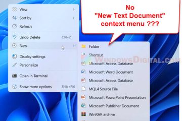 Windows 11 Cannot Create New Text File