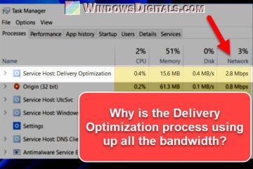 Windows 11 Delivery Optimization High Network Usage