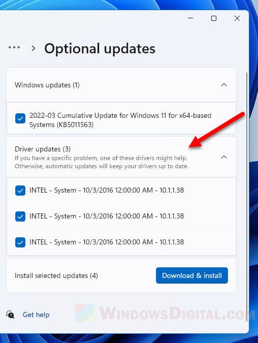 Windows 11 Drivers Update