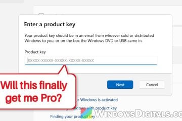 Windows 11 Home to Pro Upgrade Fails with Error 0xC004F050