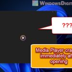 Windows 11 Media Player Closes Immediately After Opening