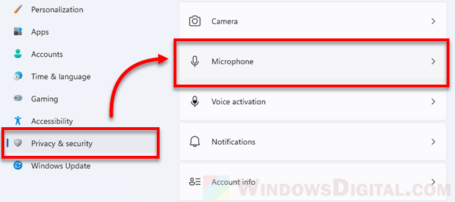 Windows 11 Microphone Privacy