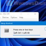 Windows 11 Mute Microphone Hotkey