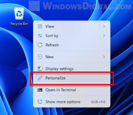 Windows 11 Personalize