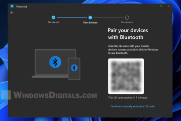 Windows 11 Phone Link Stuck on Pair Devices
