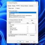 Windows 11 Security Tab Missing in Properties