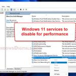 Windows 11 Services to Disable for Gaming
