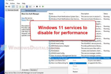 Windows 11 Services to Disable for Gaming
