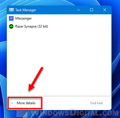 Pengelola tugas Windows 11 untuk lebih jelasnya
