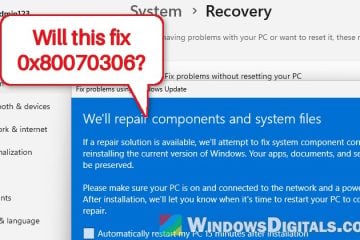 Windows 11 Update Fails With Error 0x80070306 (KB5127648)