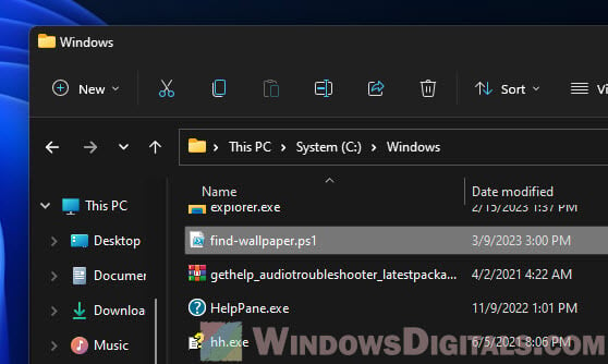 Windows 11 current wallpaper folder path