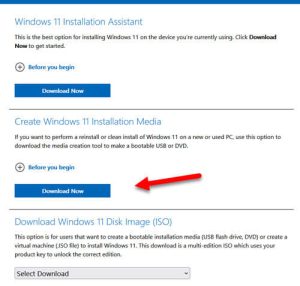 windows 11 media creation tool usb not booting