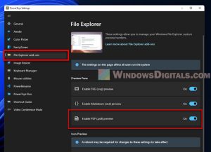 error in pdf preview handler windows 11 file explorer