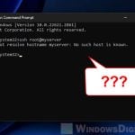 Windows 11 ssh Could not resolve hostname No such host is known