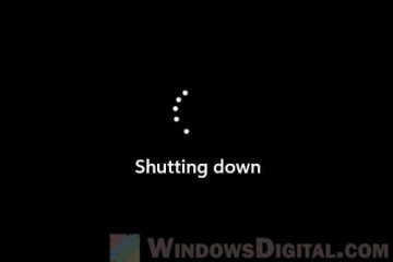Windows 11 stuck at shutting down