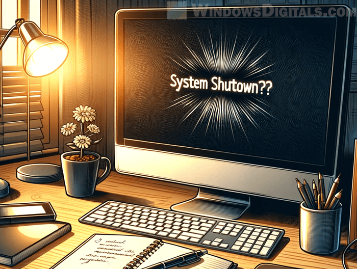 Windows 11 sudden system shutdown