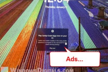 Windows 11 welcome lock screen ads