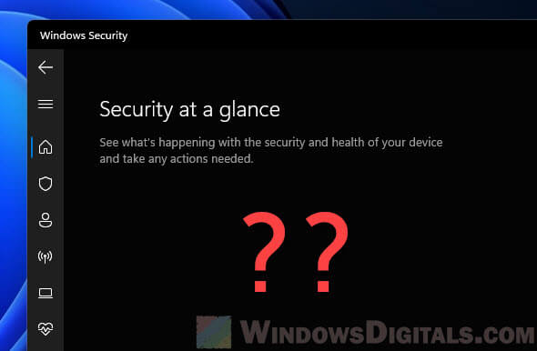 Windows Defender Service not found Windows 11 10