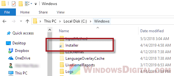 Windows Installer Folder Cleanup In Windows 10/11