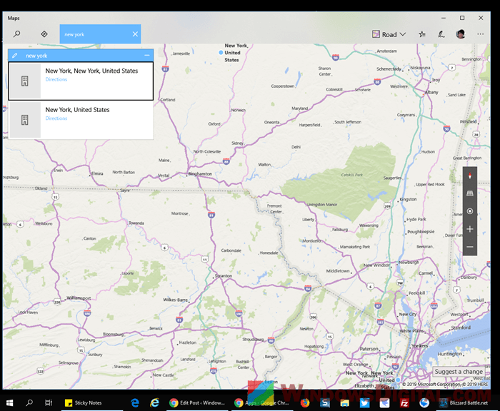 download google maps for windows 10